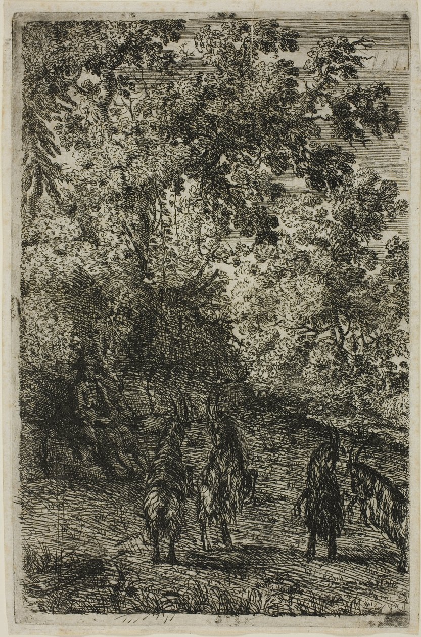 De fire geitene av Claude Lorrain