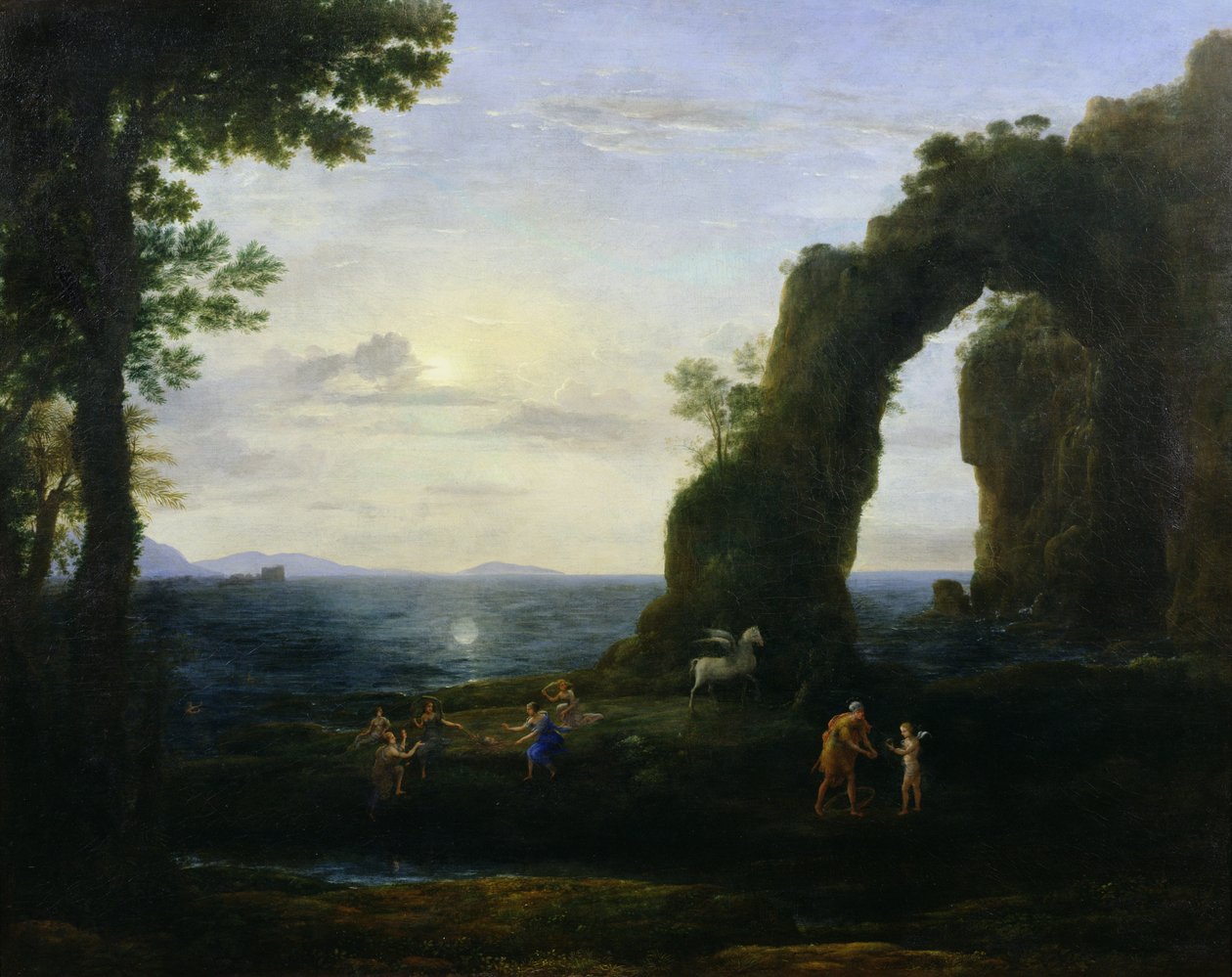 Opprinnelsen til koraller eller Perseus med hodet til Medusa av Claude Lorrain