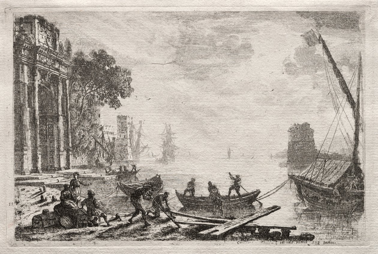 Solnedgangen av Claude Lorrain