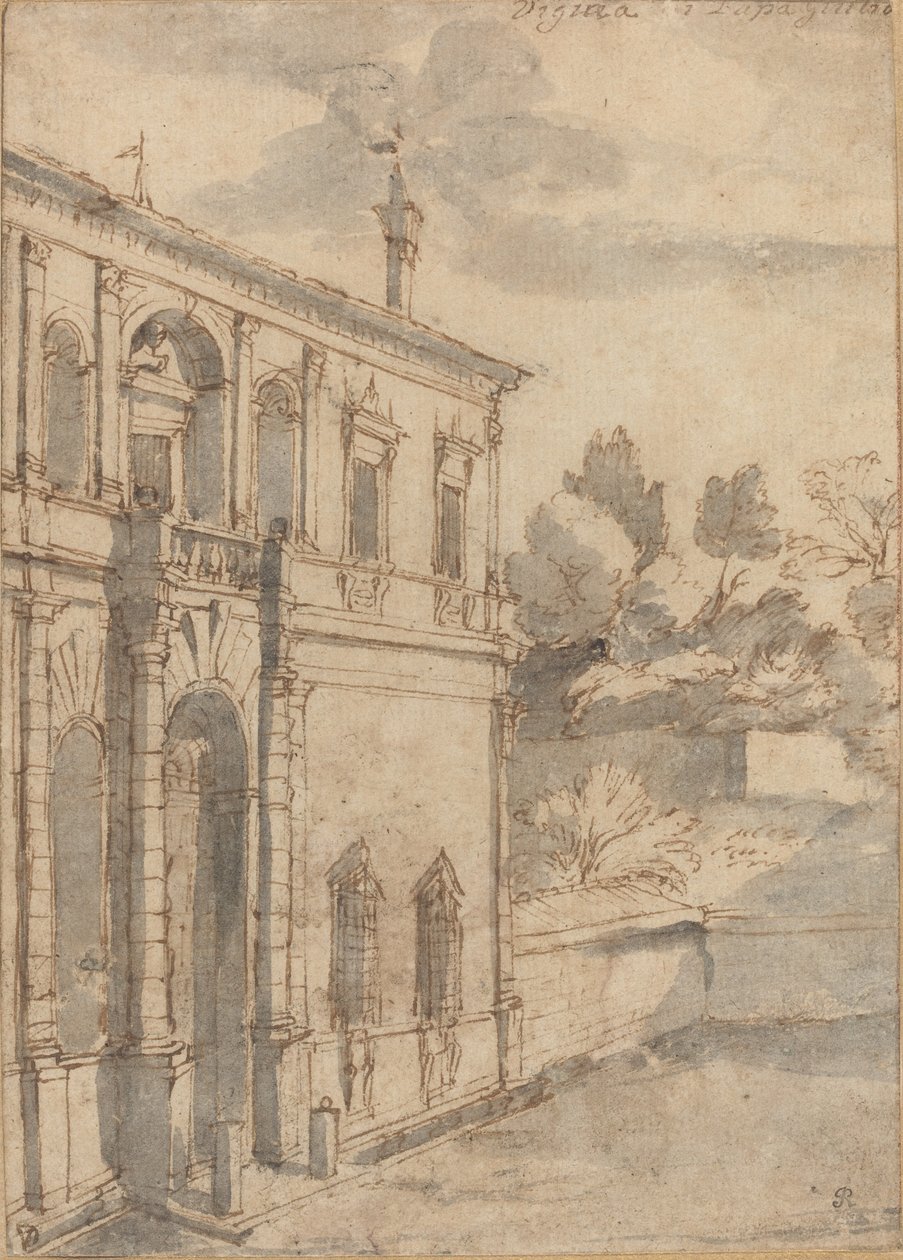 Villa til pave Julius av Claude Lorrain