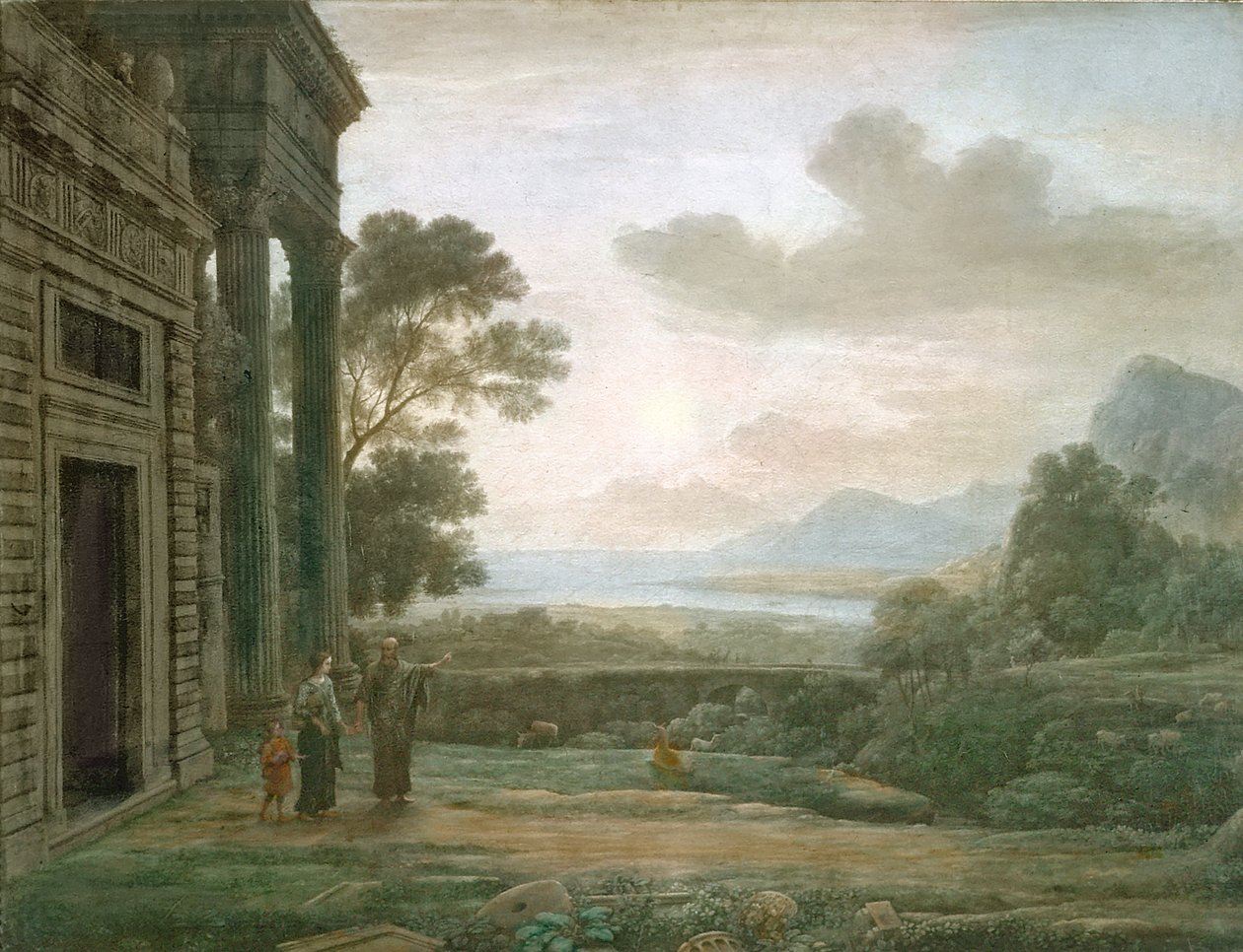 Utvisningen av Hagar, 1668 av Claude Lorrain