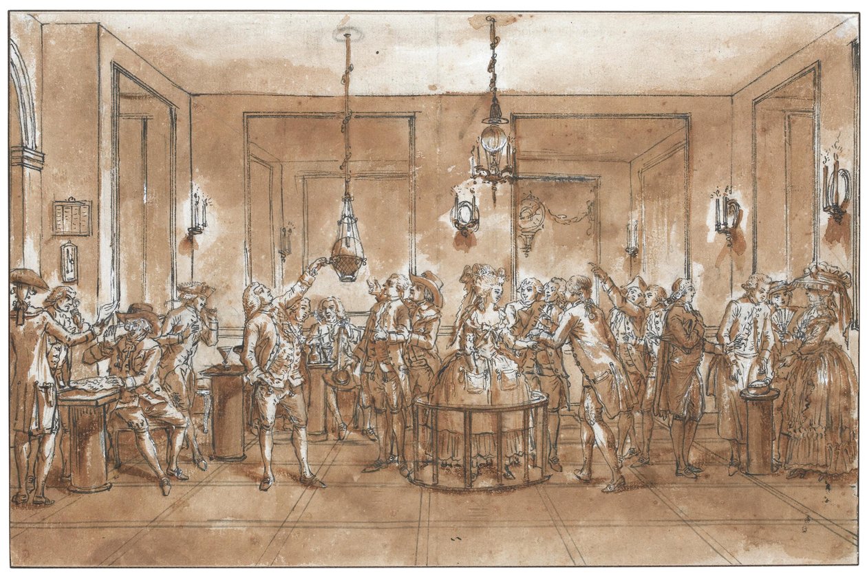 Et magnetisk eksperiment. av Claude Louis Desrais