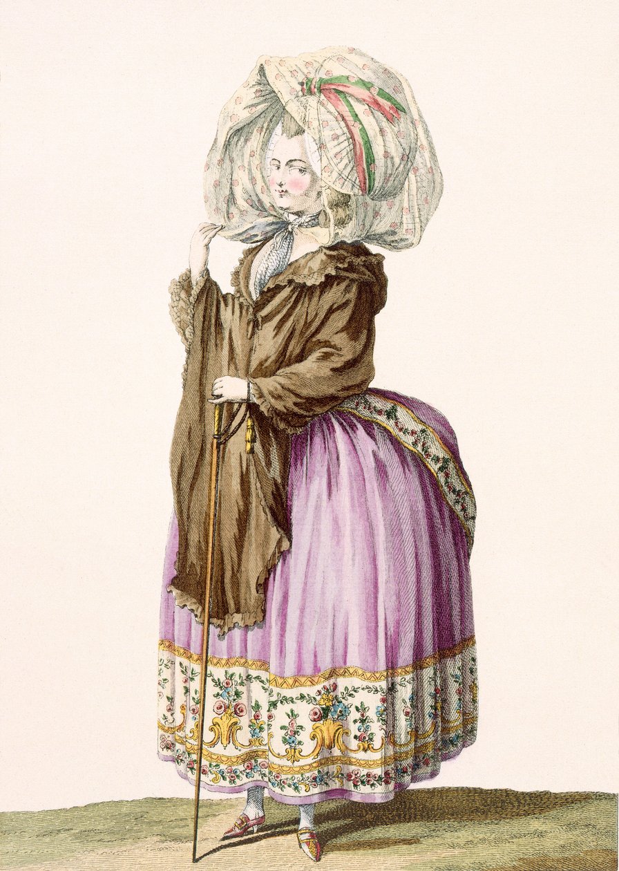 Polonoise, gravert av Voysard, plate nr.84 fra 