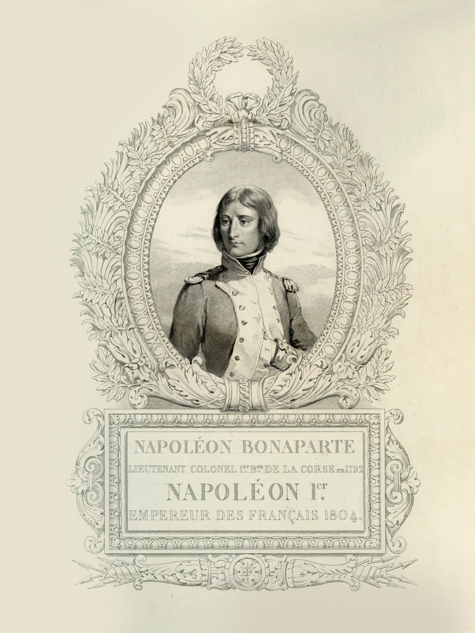 Napoleon Bonaparte, 1804, 1839. av Claude Marie François Dien