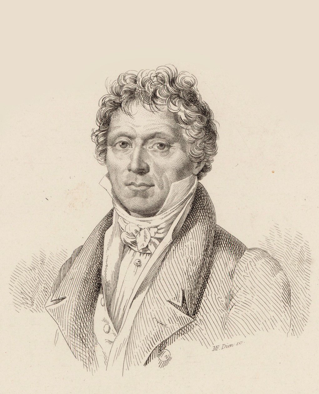 Portrett av komponisten Anton Reicha 1770-1836, 1837. av Claude Marie François Dien