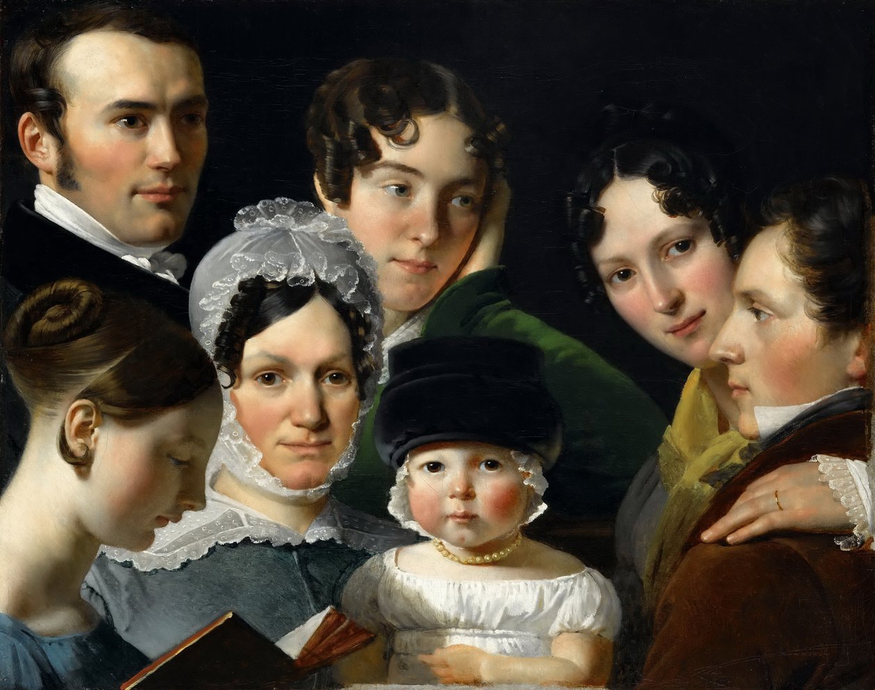 Familien Dubufe av Claude Marie Paul Dubufe