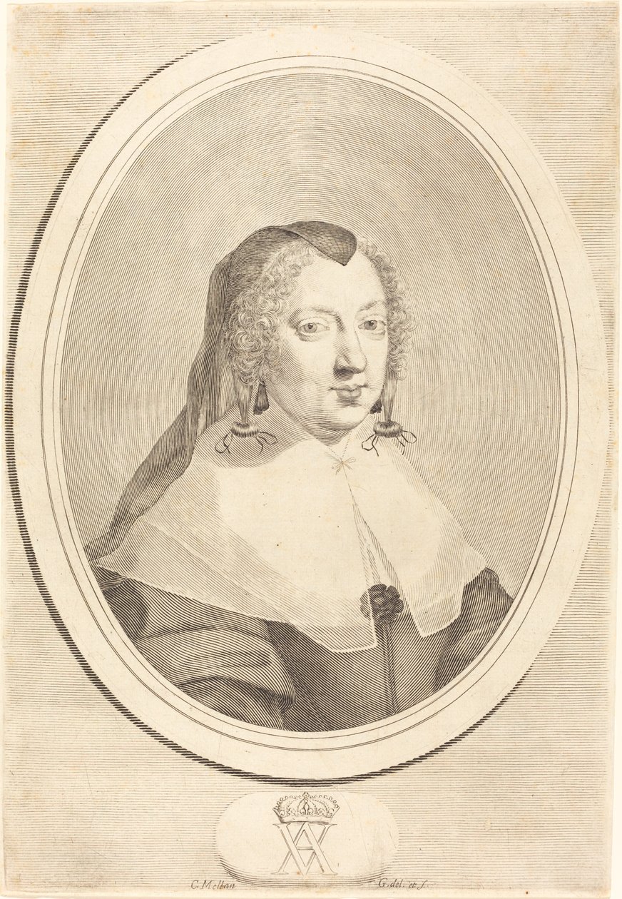 Anne av Østerrike av Claude Mellan