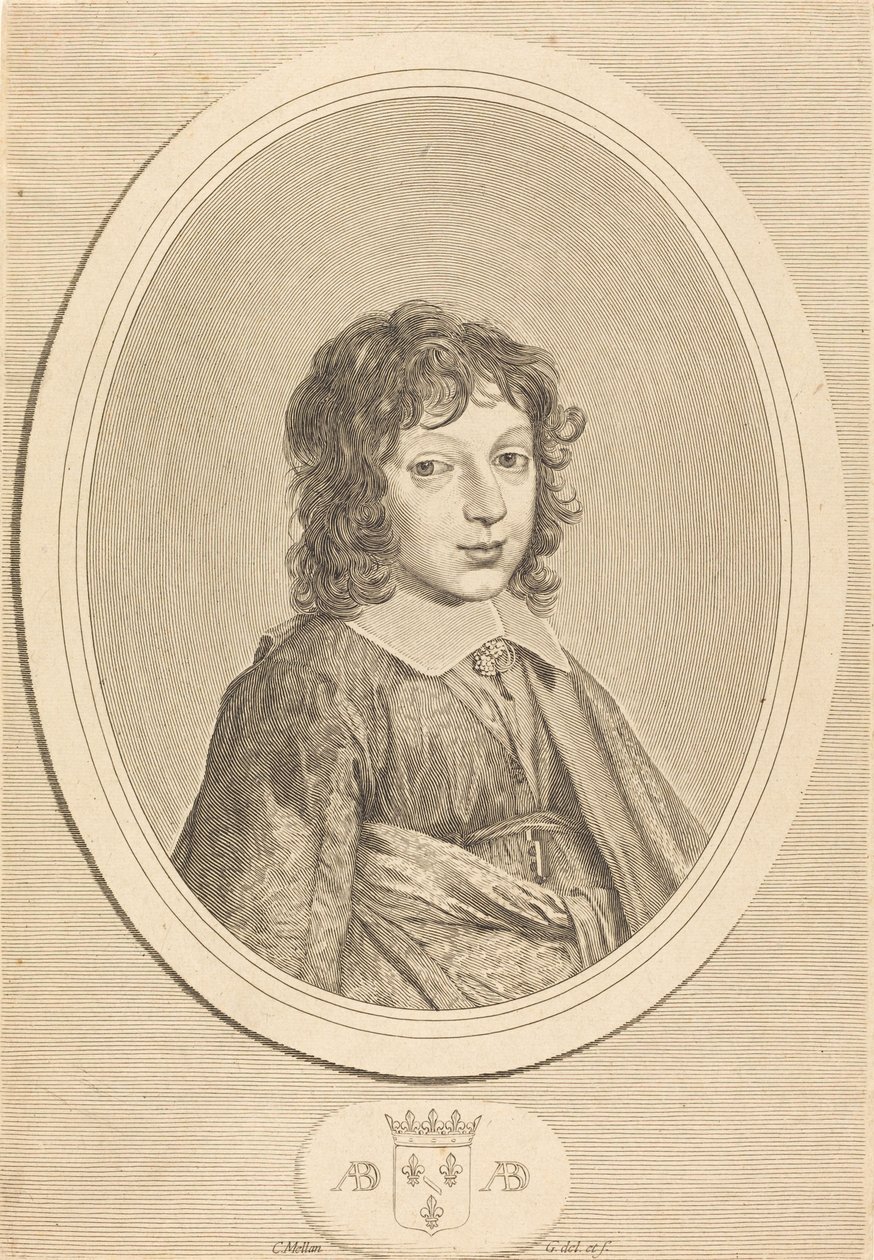 Armand de Bourbon, prins av Condi av Claude Mellan