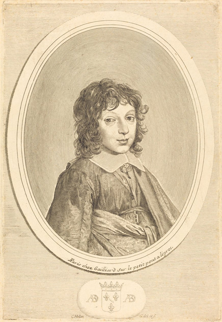 Armand de Bourbon, prins av Condi av Claude Mellan