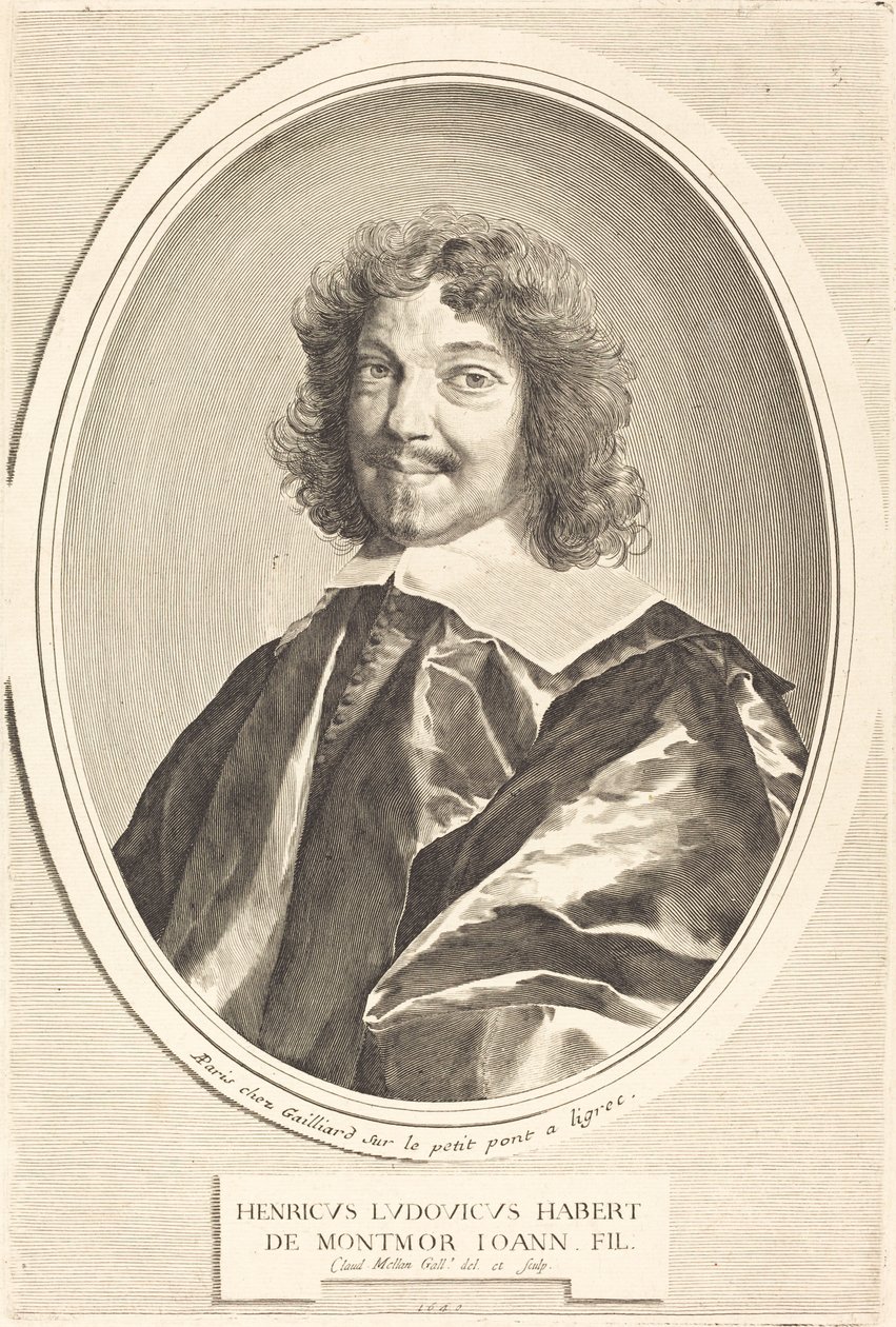 Henri-Louis Habert de Montmor av Claude Mellan