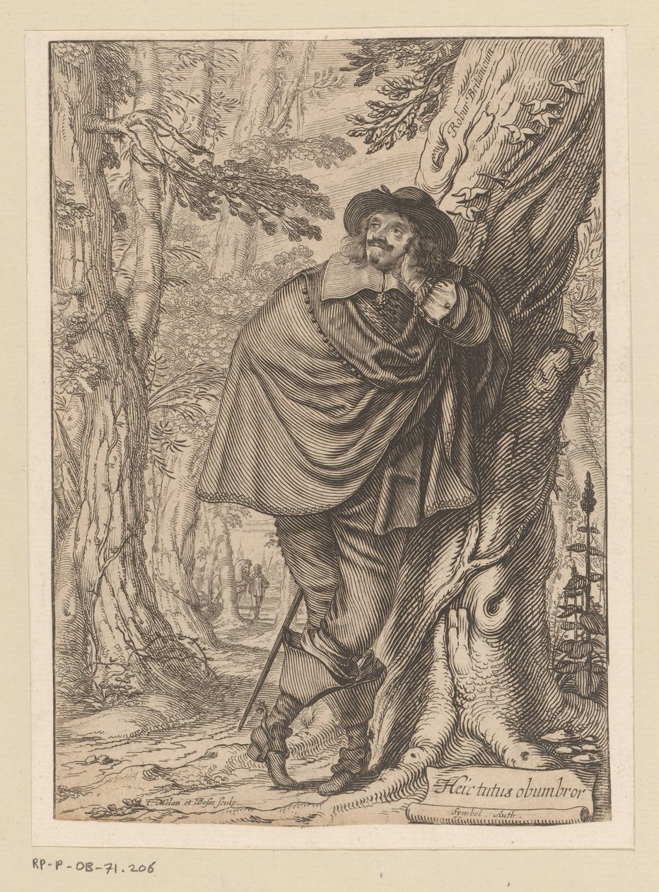 James Howell lent mot et tre Tittelside for: James Howell, Dendrologie (...), 1641 av Claude Mellan