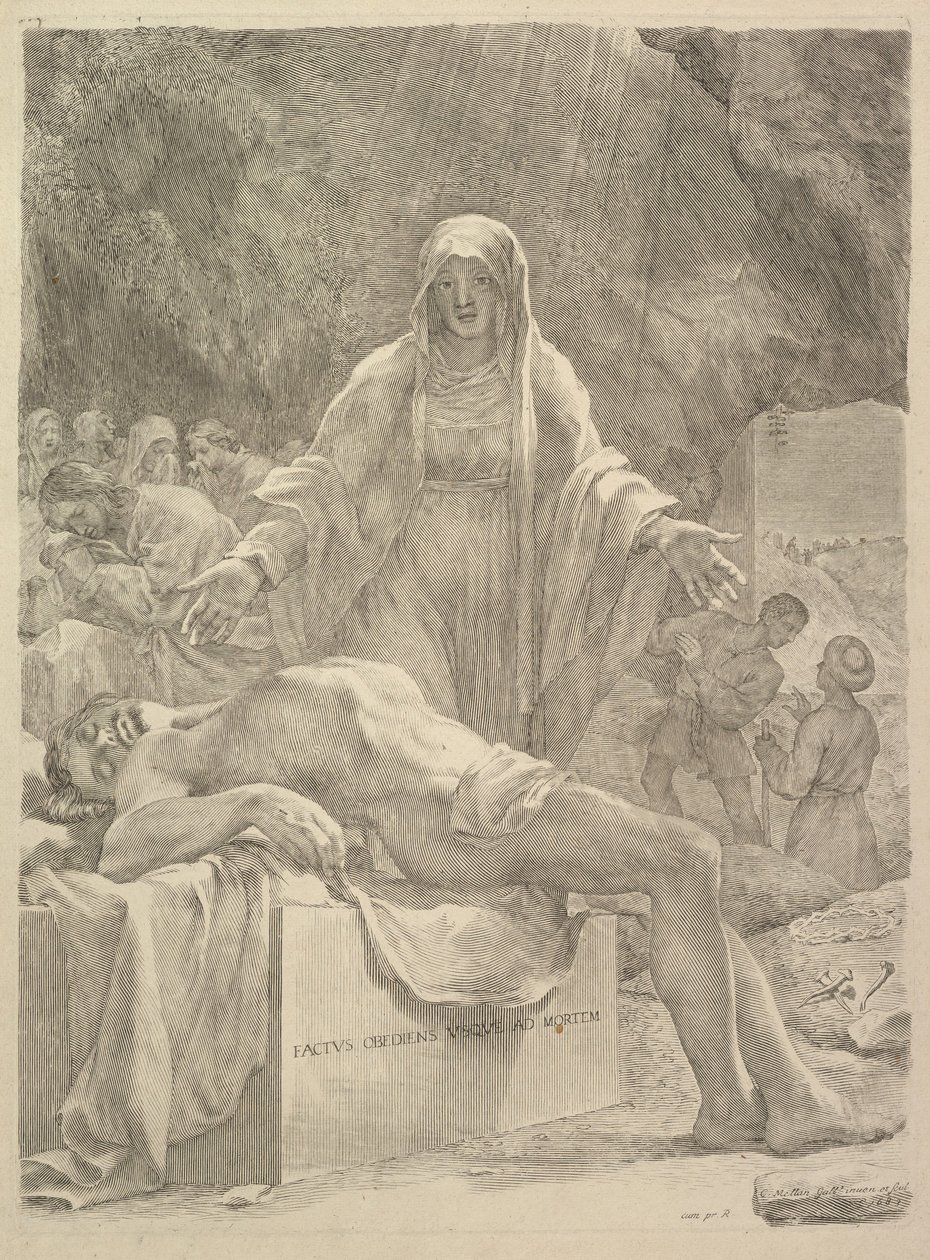 Klagesang, 1683. av Claude Mellan