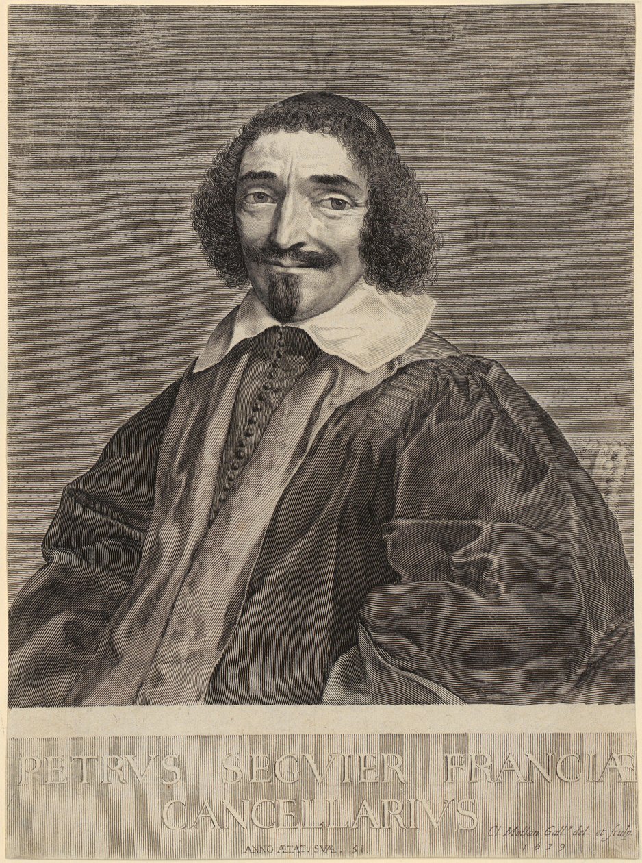 Portrett av kansler Pierre Séguier av Claude Mellan
