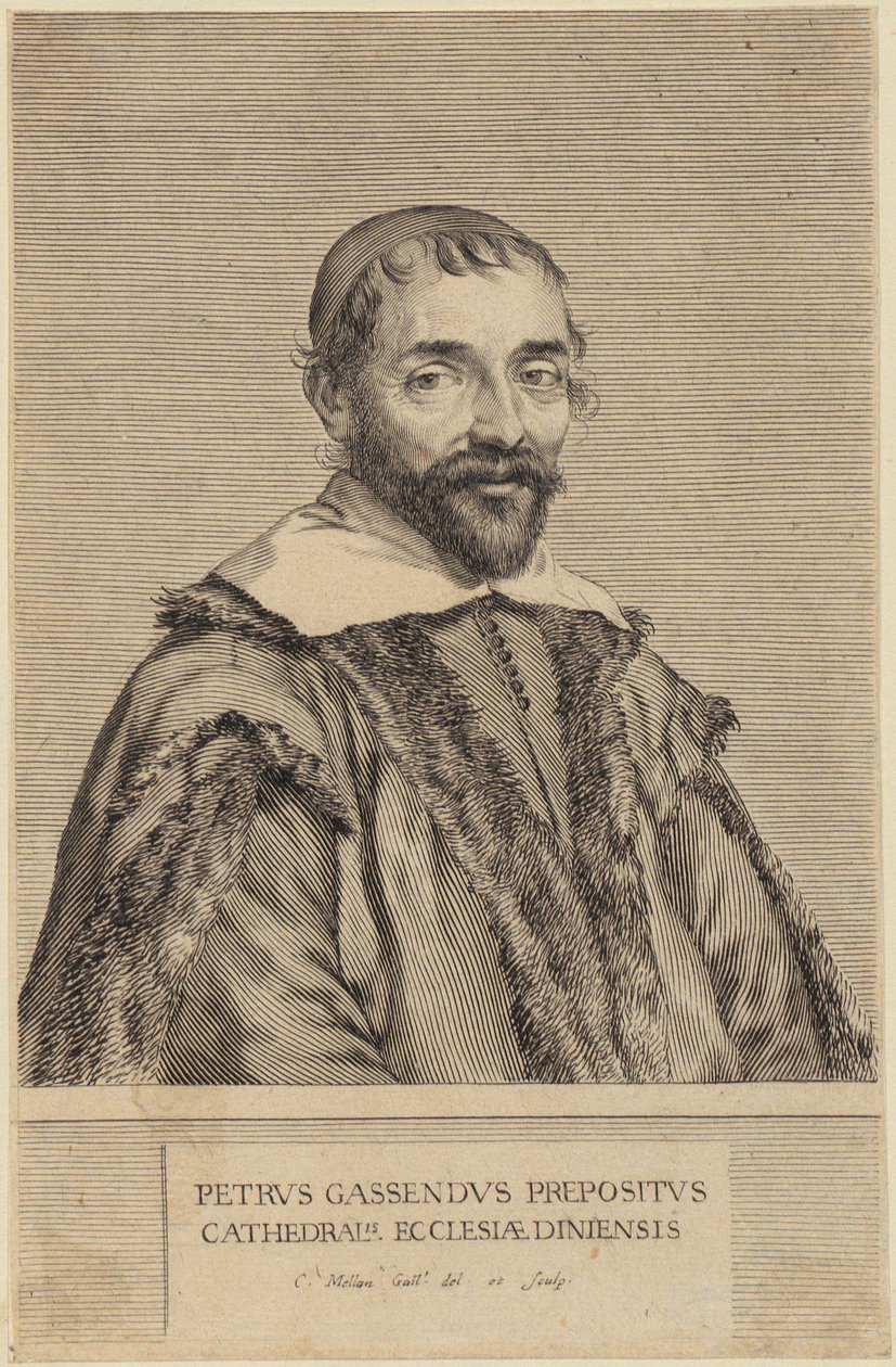 Portrett av Pierre Gassendi av Claude Mellan