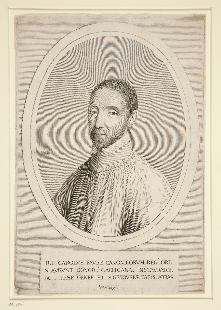 Portrett av Charles Favre av Claude Mellan