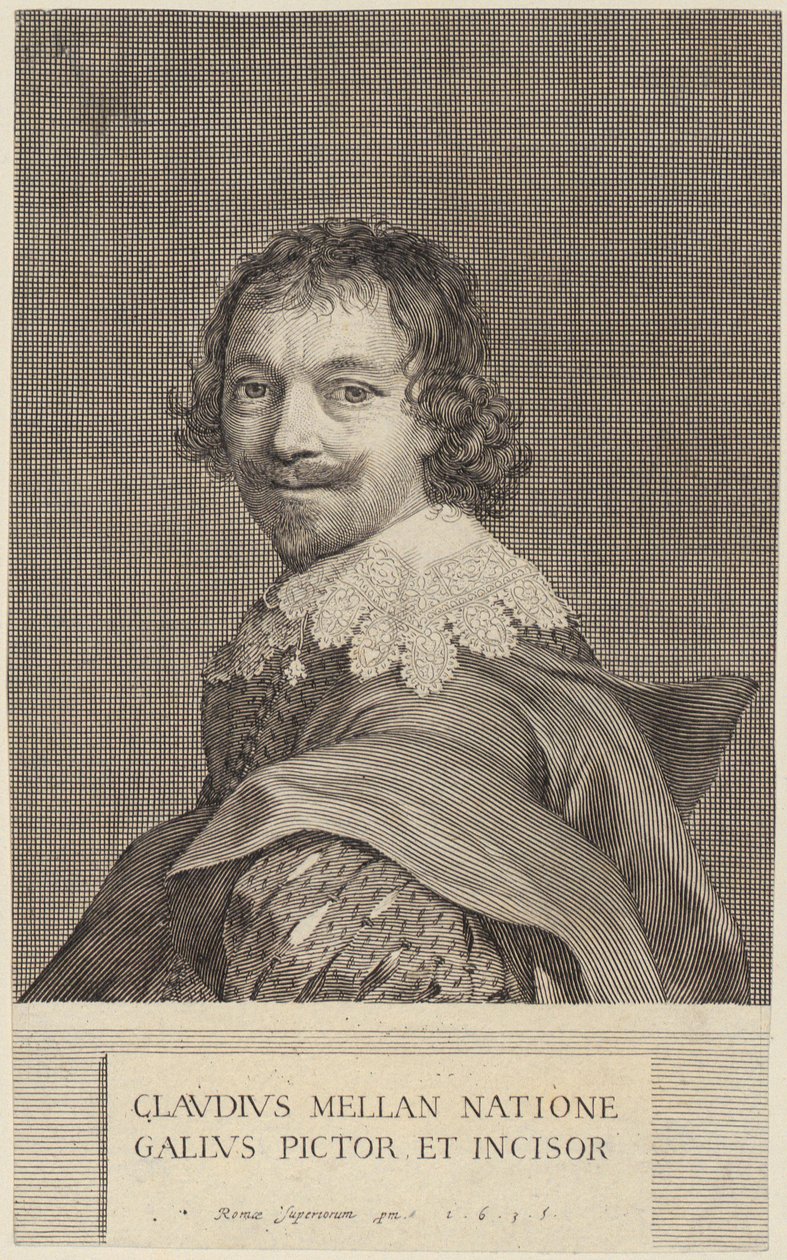 Selvportrett av Claude Mellan av Claude Mellan