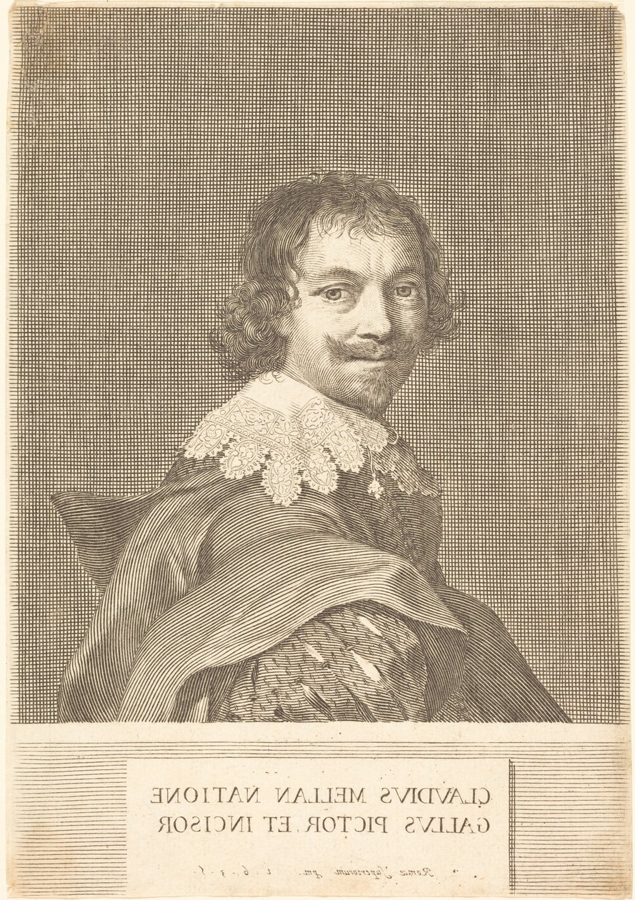 Selvportrett av Claude Mellan