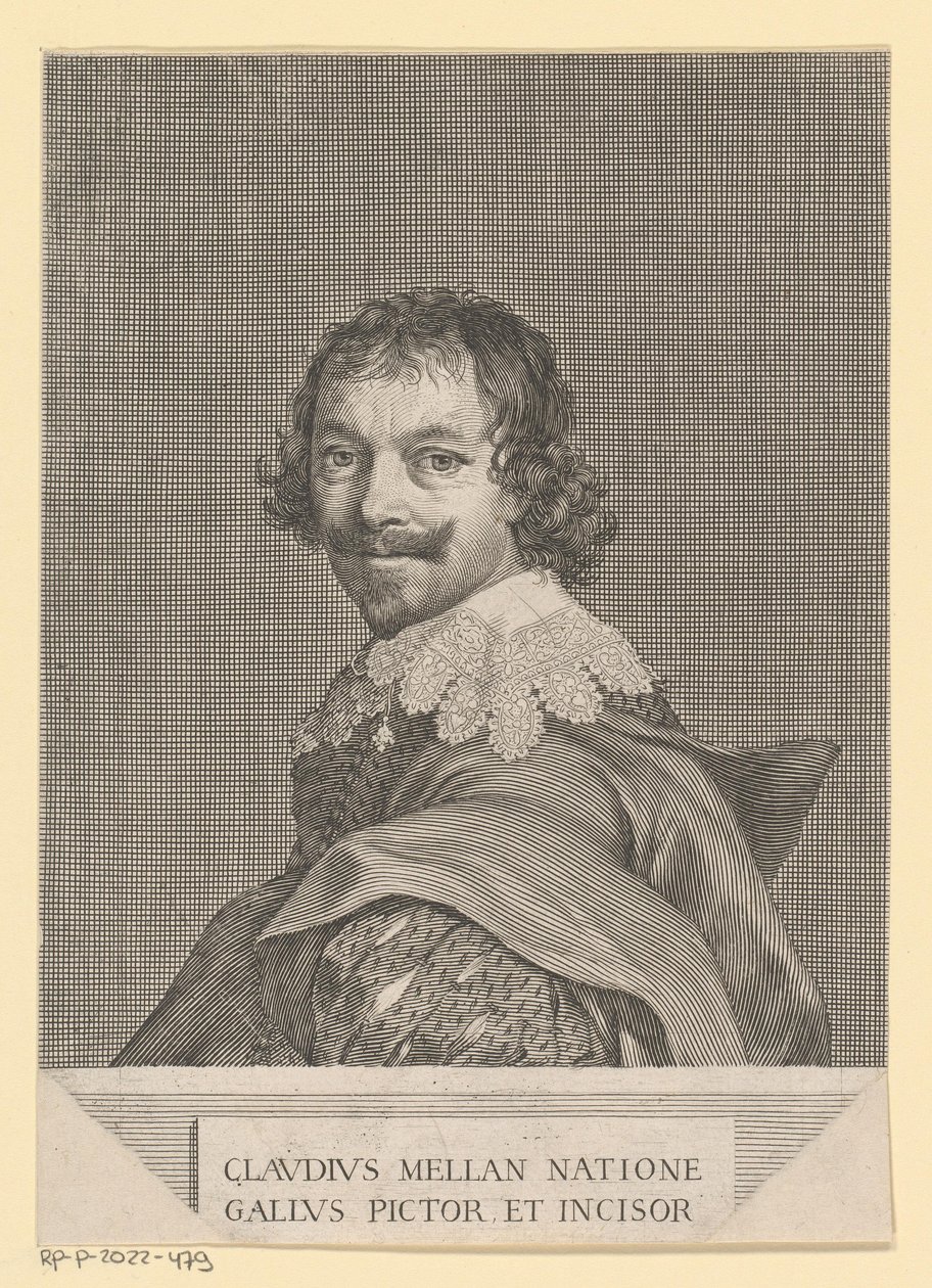 Selvportrett av Claude Mellan