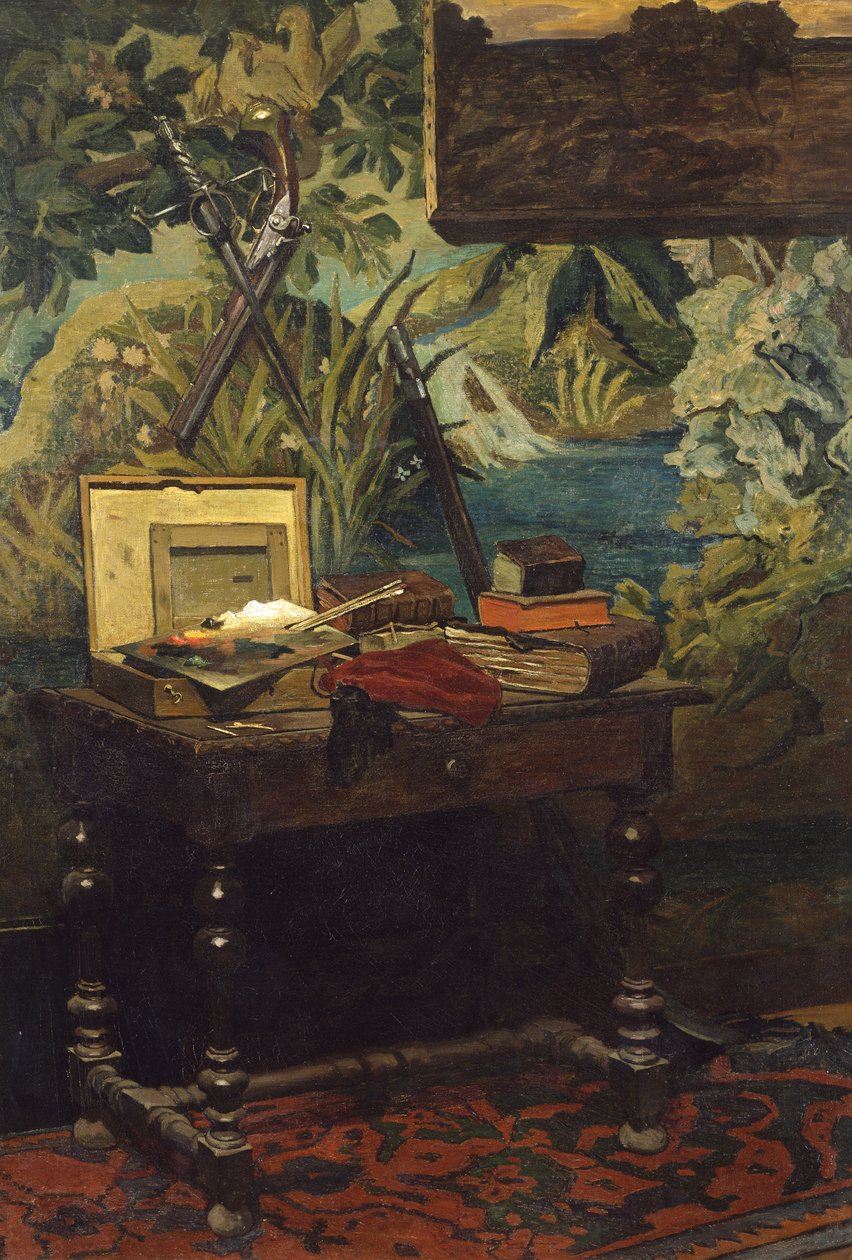 A Corner of the Studio, av Claude Monet av Claude Monet