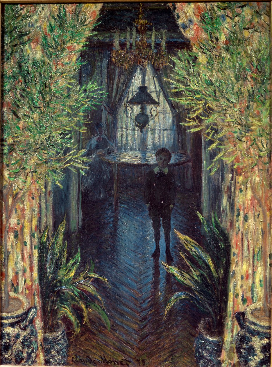 Et hjørne av en leilighet av Claude Monet