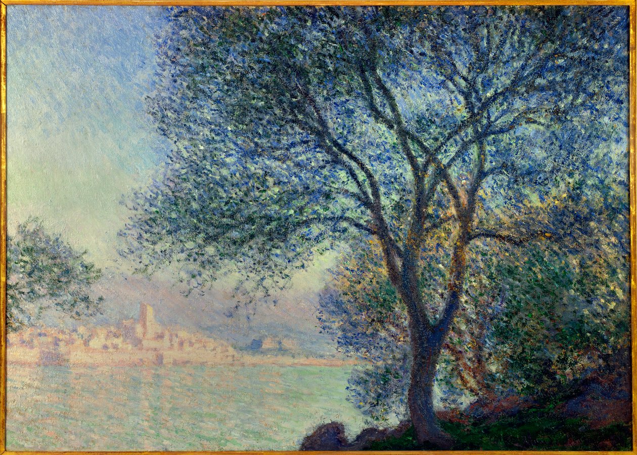 Antibes, utsikt over Salis-maleriet av Claude Monet (1840-1926) 1888. Dim. 0,65 x 0,92 m. Privat samling av Claude Monet