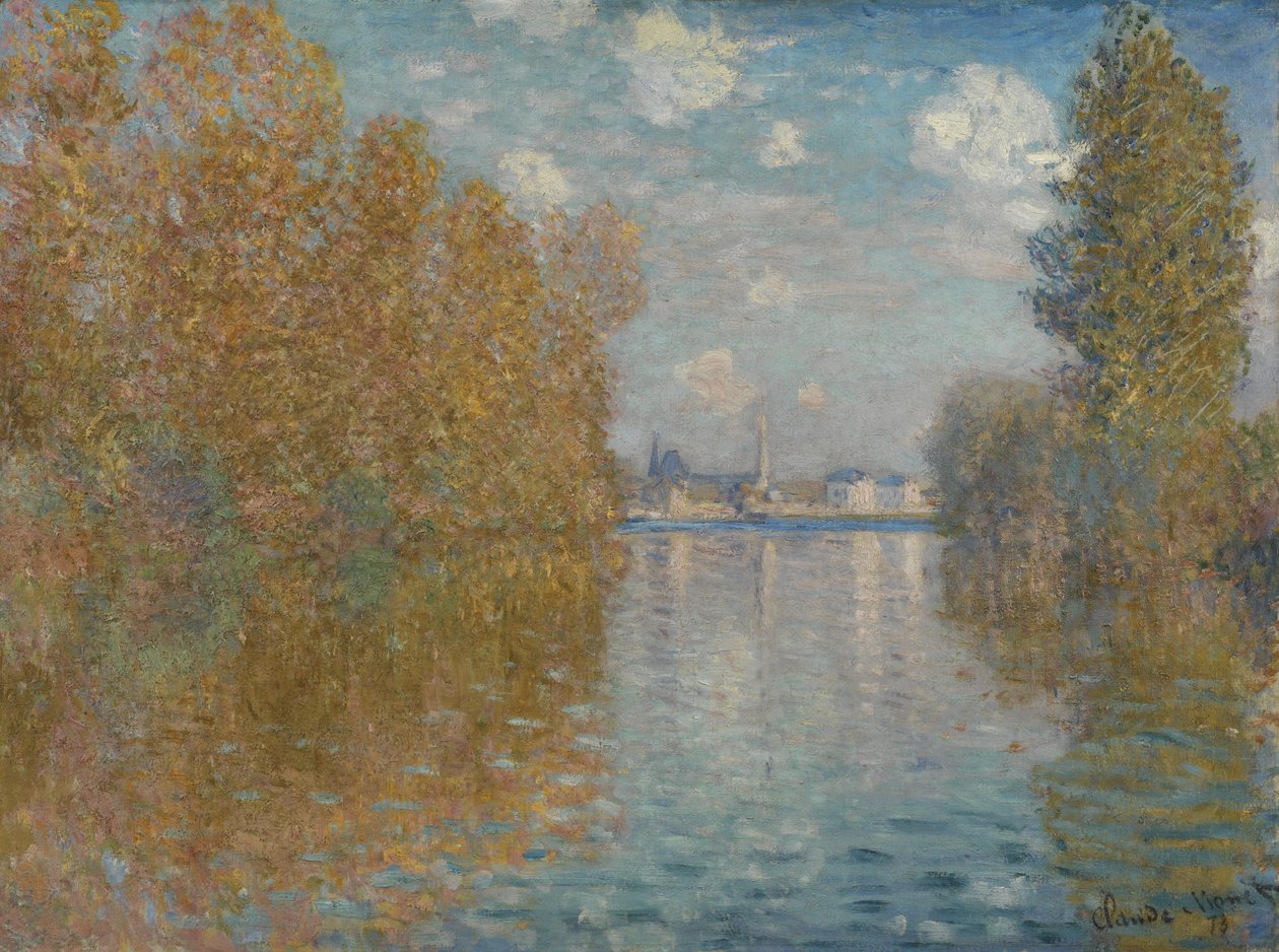 Høsteffekt ved Argenteuil, 1873 av Claude Monet