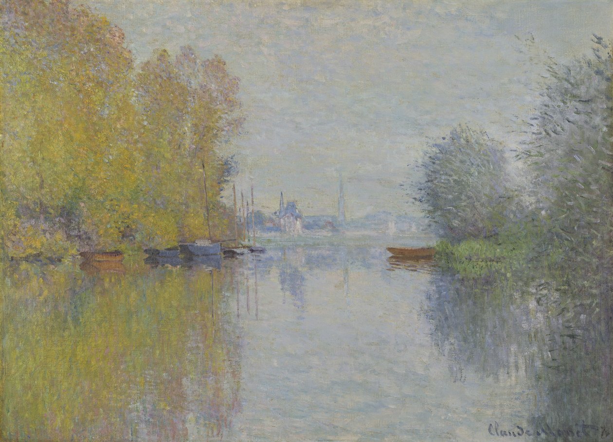 Høst på Seinen, Argenteuil av Claude Monet