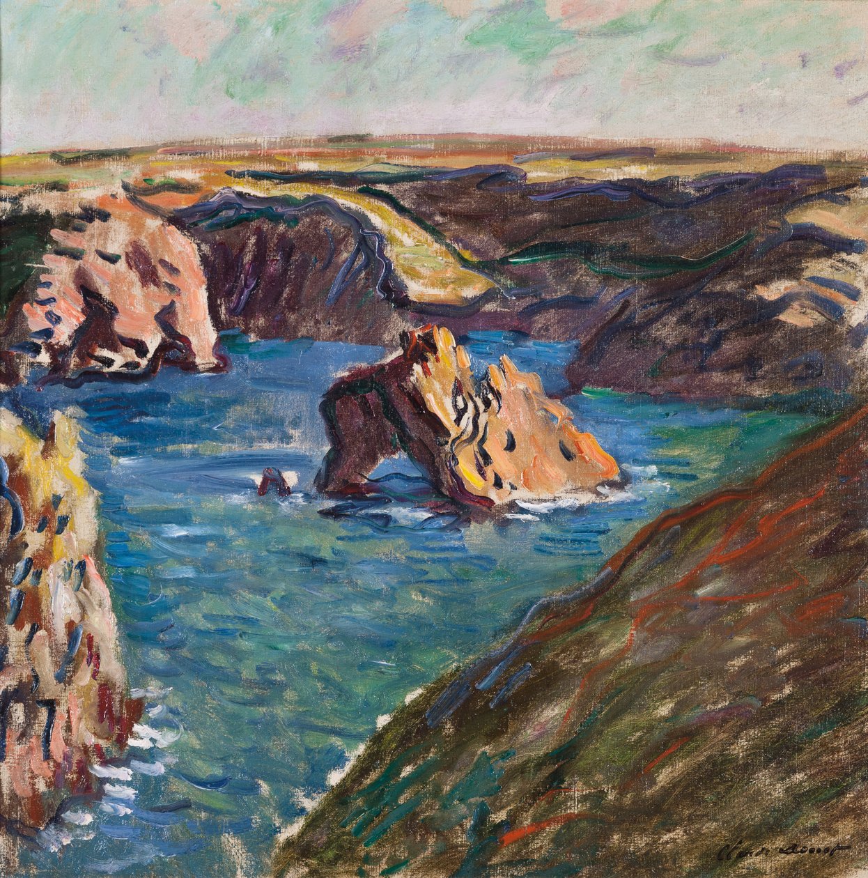 Belle-Ile, 1886 av Claude Monet