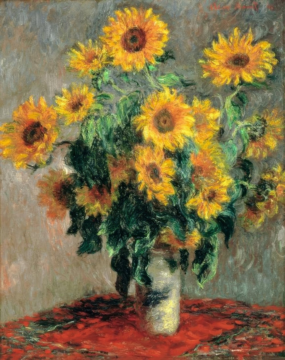 Bukett av soler av Claude Monet