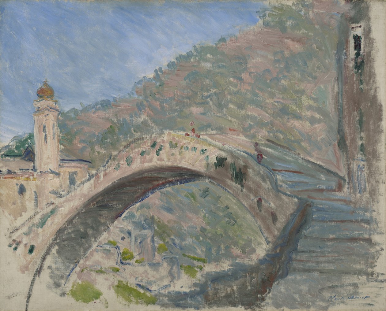 Bro ved Dolceacqua, 1884 av Claude Monet