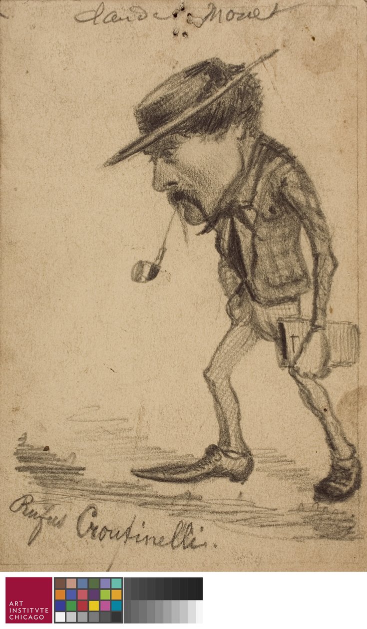 Karikatur av Henri Cassinelli av Claude Monet
