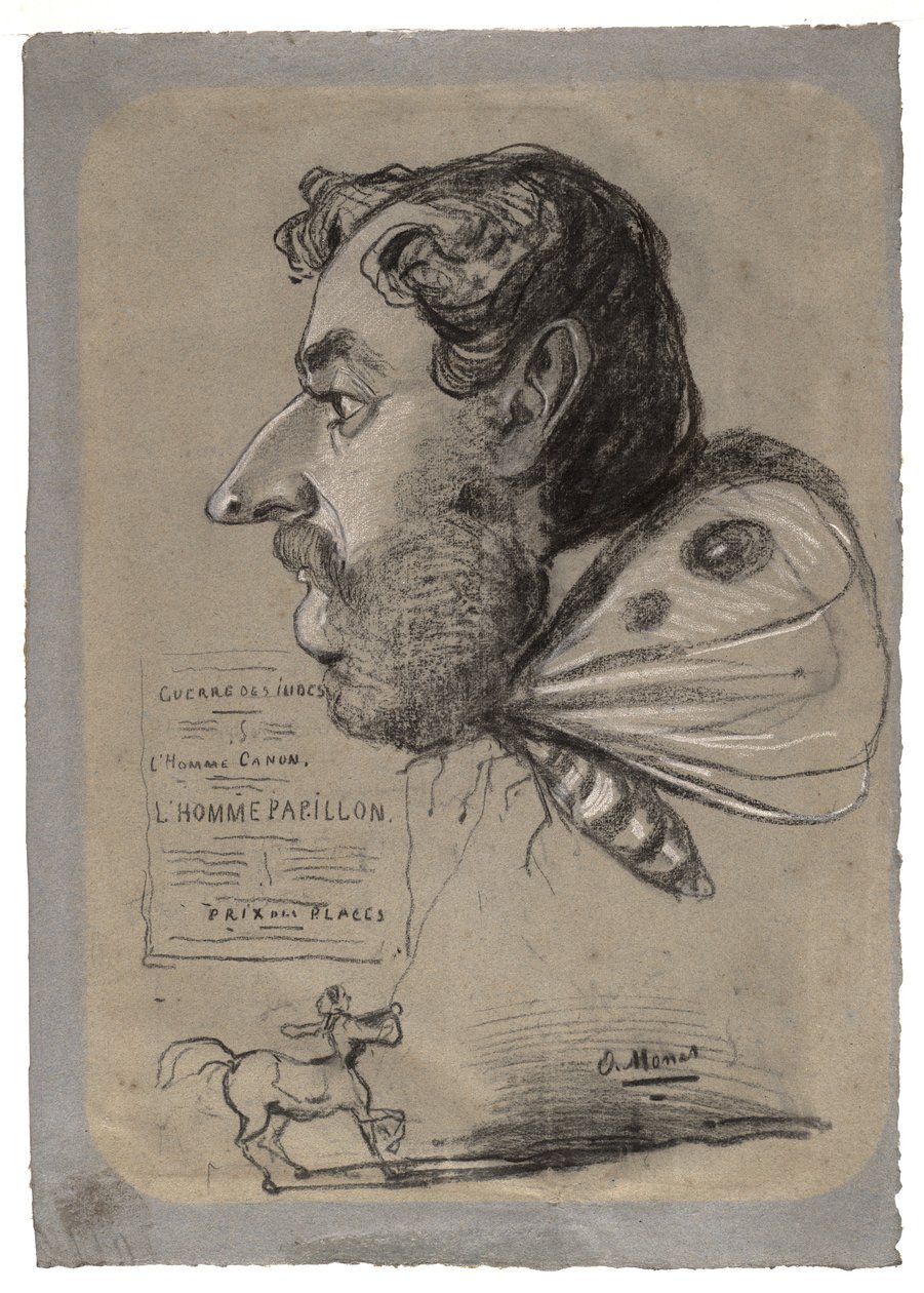 Karikatur av Jules Didier av Claude Monet