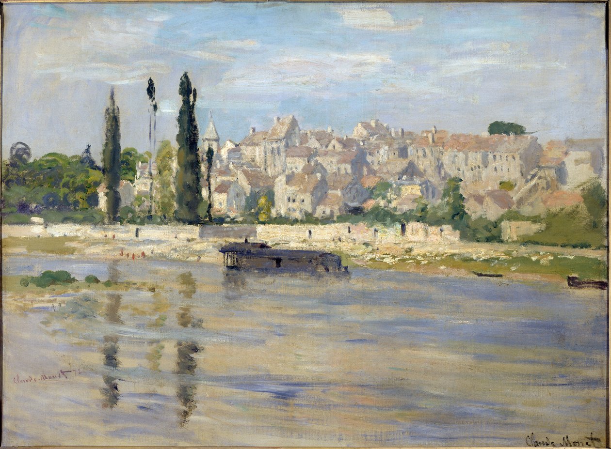 Carrieres-Saint-Denis - 1872. Olje på lerret av Claude Monet