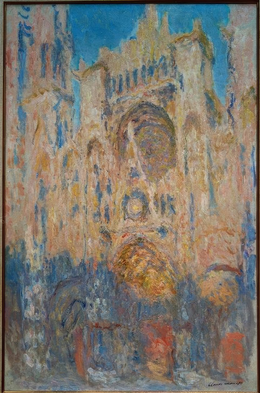 Rouen katedral. Soleffekt, slutt på dagen av Claude Monet