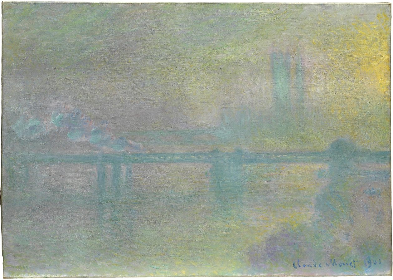 Charing Cross Bridge, London, 1901 av Claude Monet