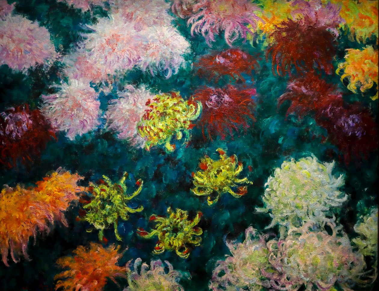 Krysantemum seng av Claude Monet