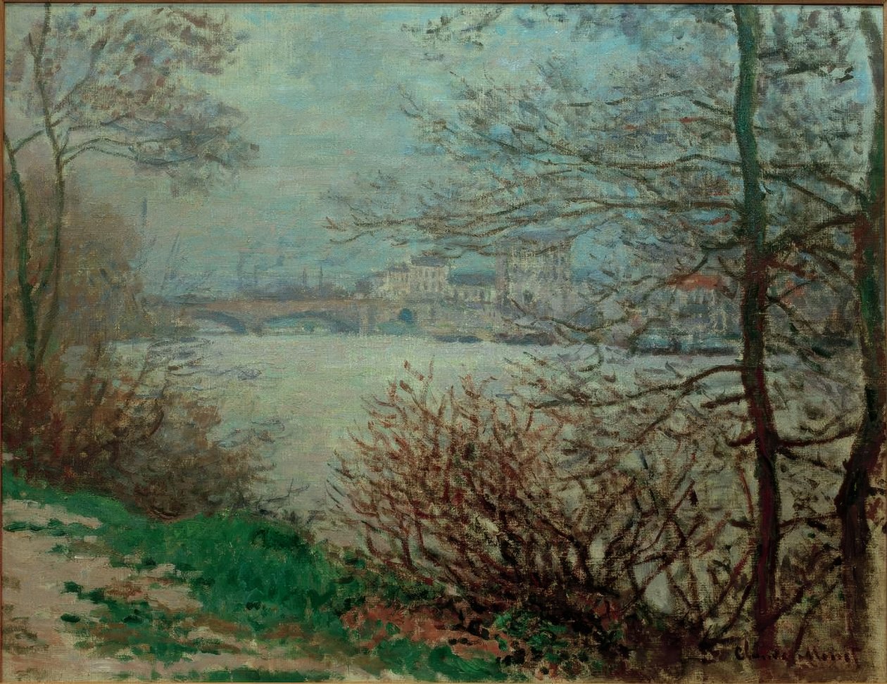 Bredden av Seinen ved Grande-Jatte Island av Claude Monet