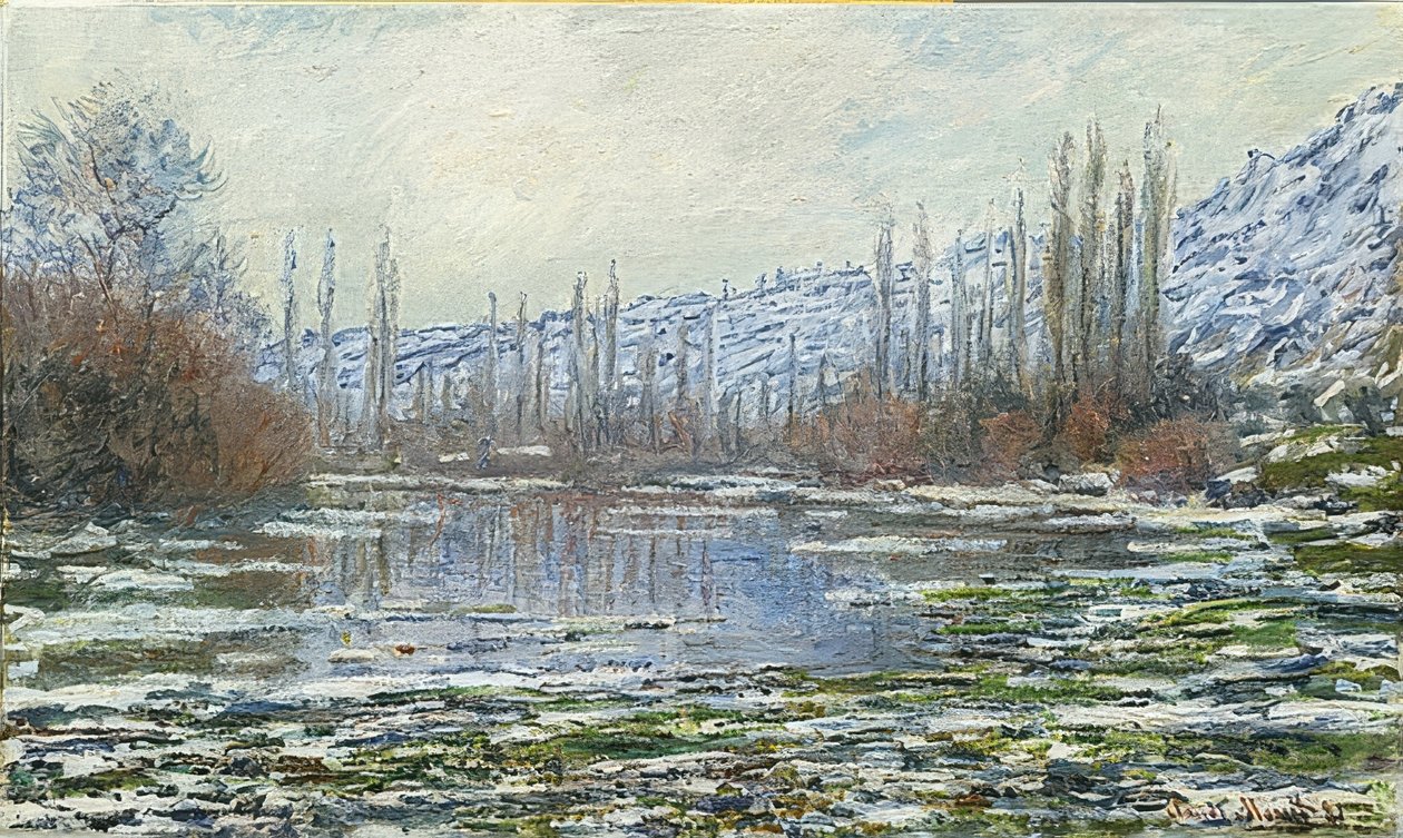 Tinen i Vétheuil. 1880 av Claude Monet