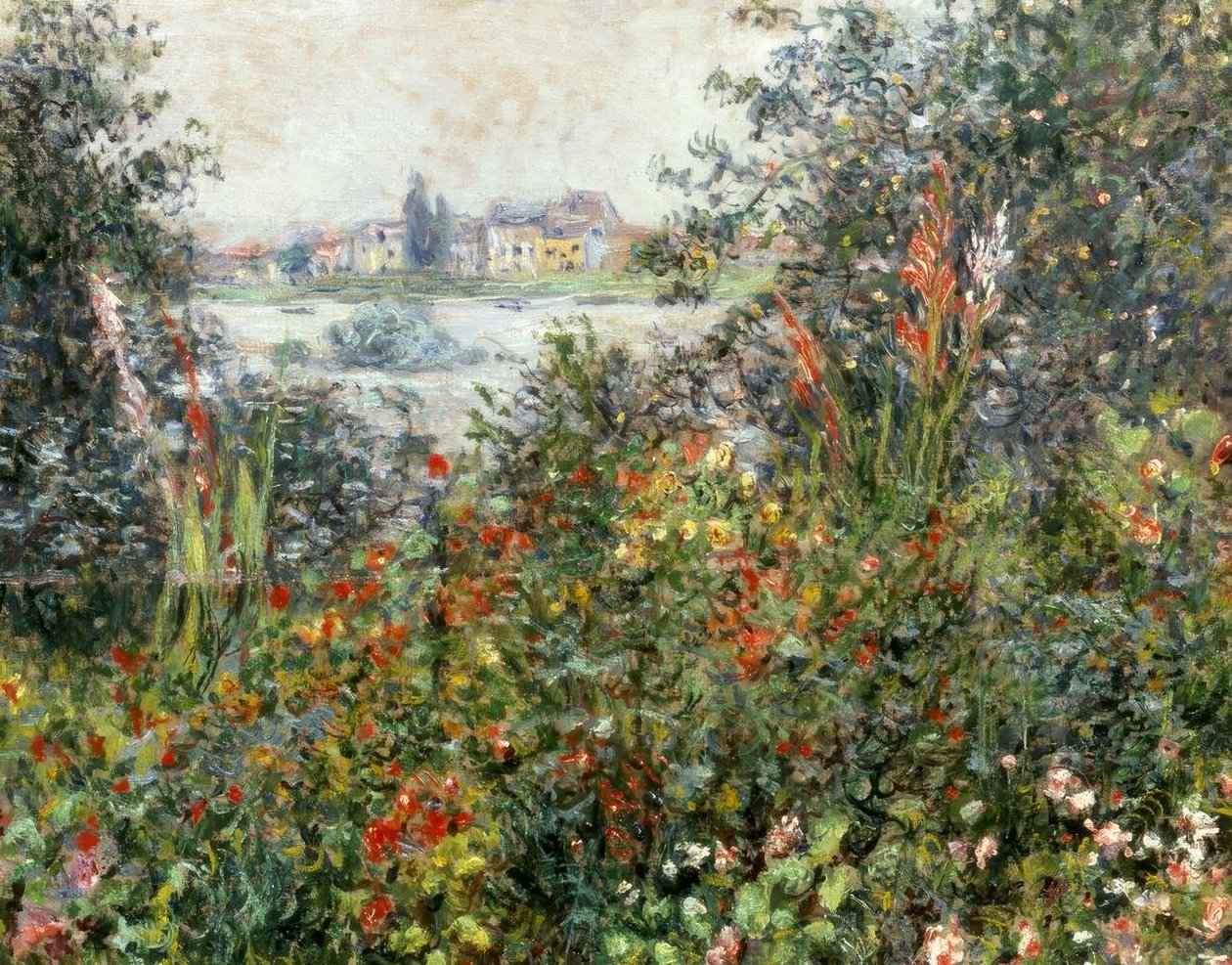 Blomster ved Vétheuil av Claude Monet