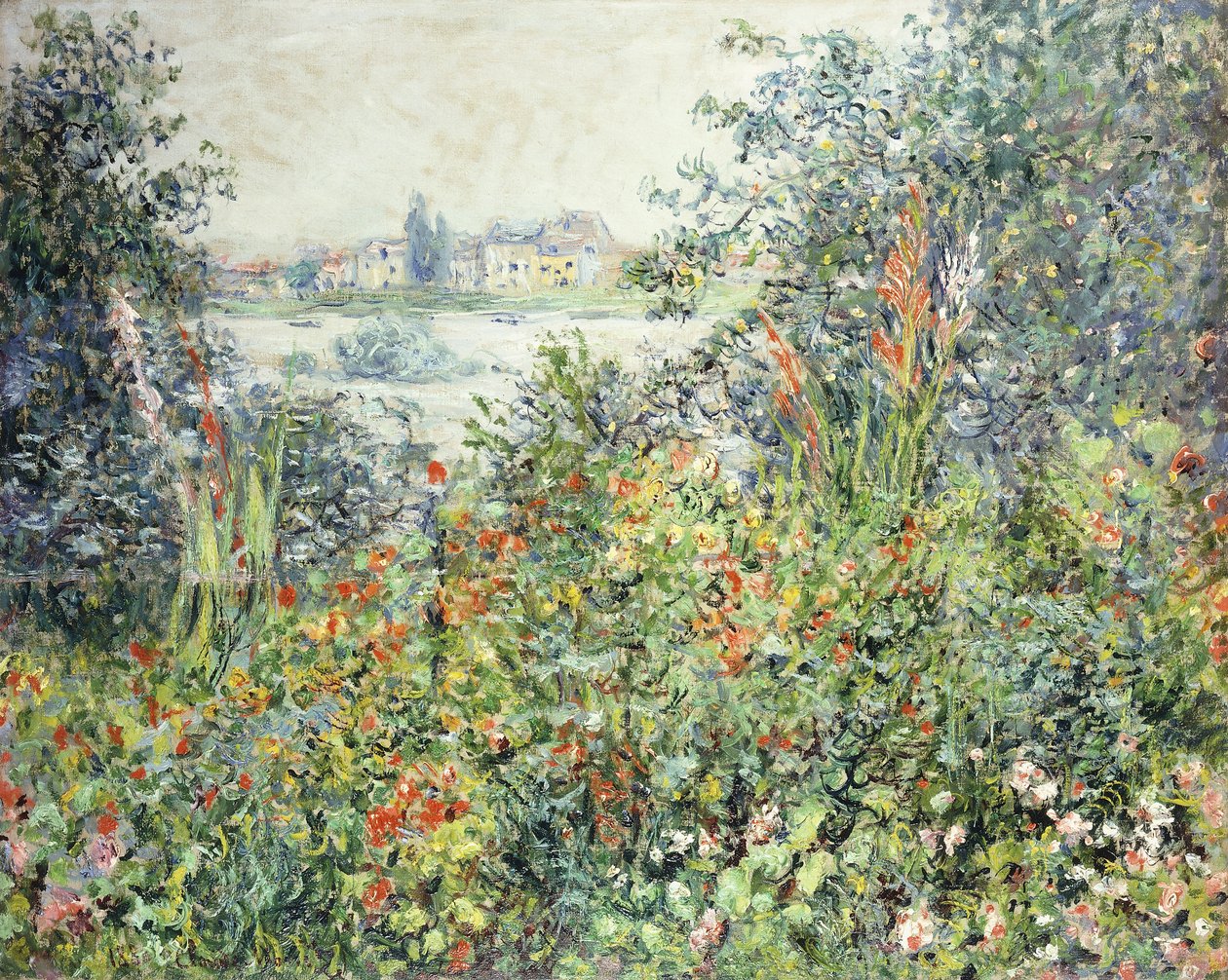 Blomster ved Vetheuil; Fleurs a Vetheuil, 1881 av Claude Monet