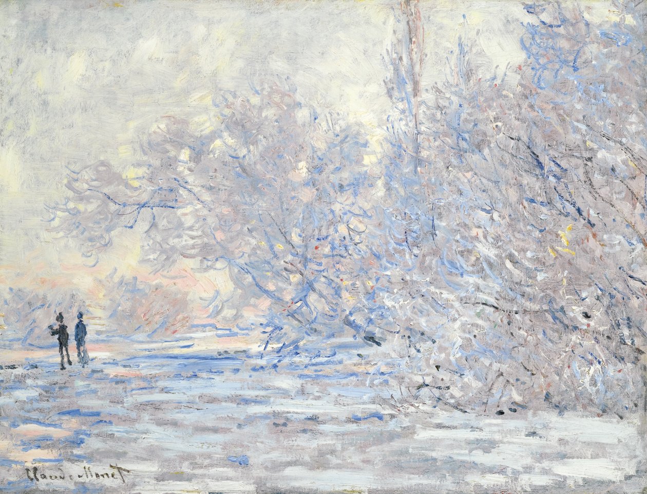 Frost i Giverny Frost i Giverny, 1885 av Claude Monet