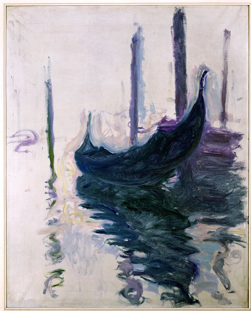 Gondoler i Venezia, 1908 av Claude Monet