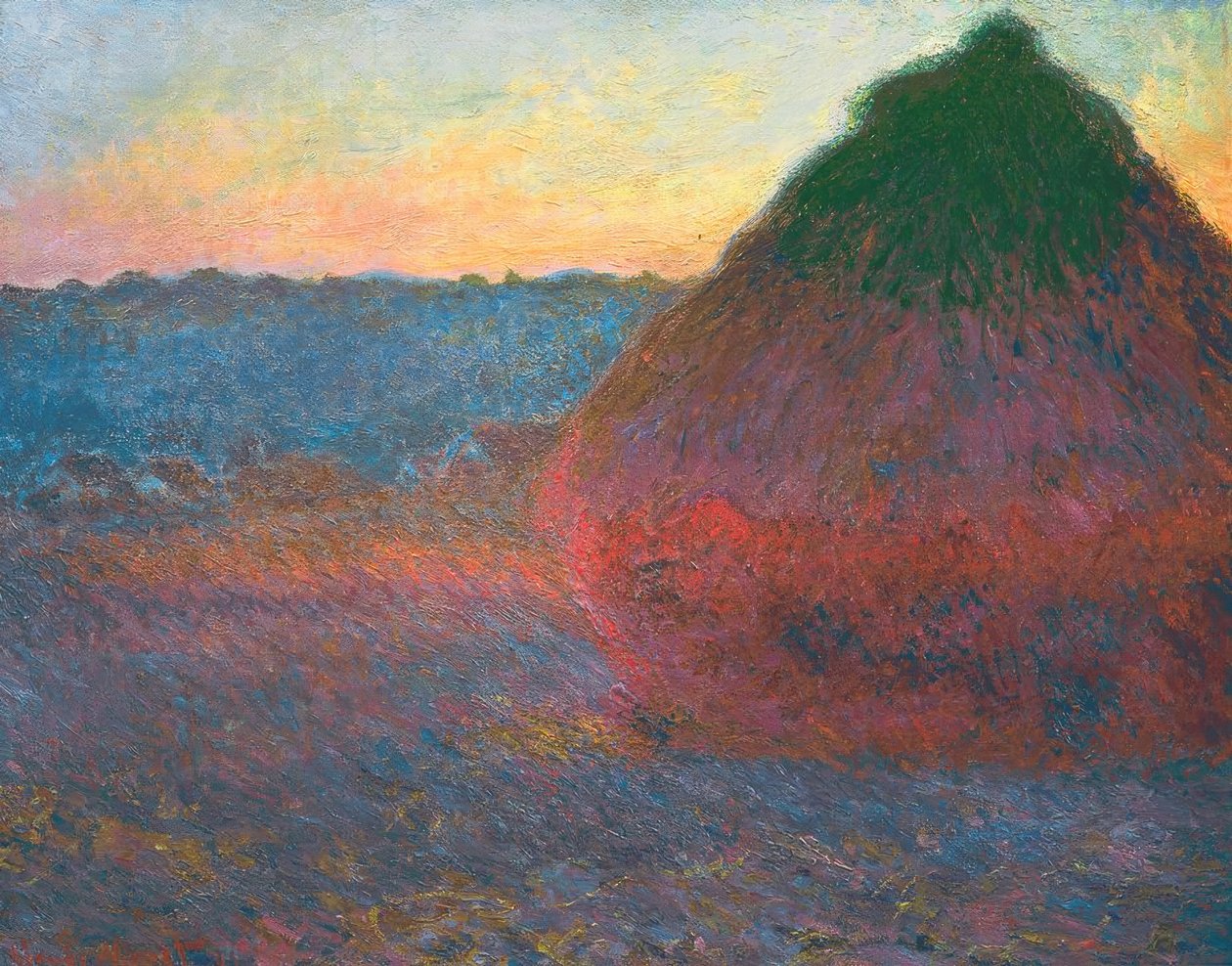 høystakk av Claude Monet