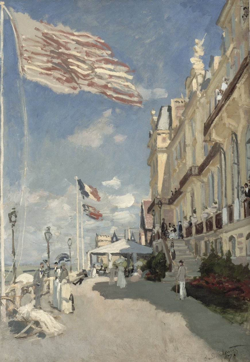Hôtel des Roches Noires, Trouville av Claude Monet