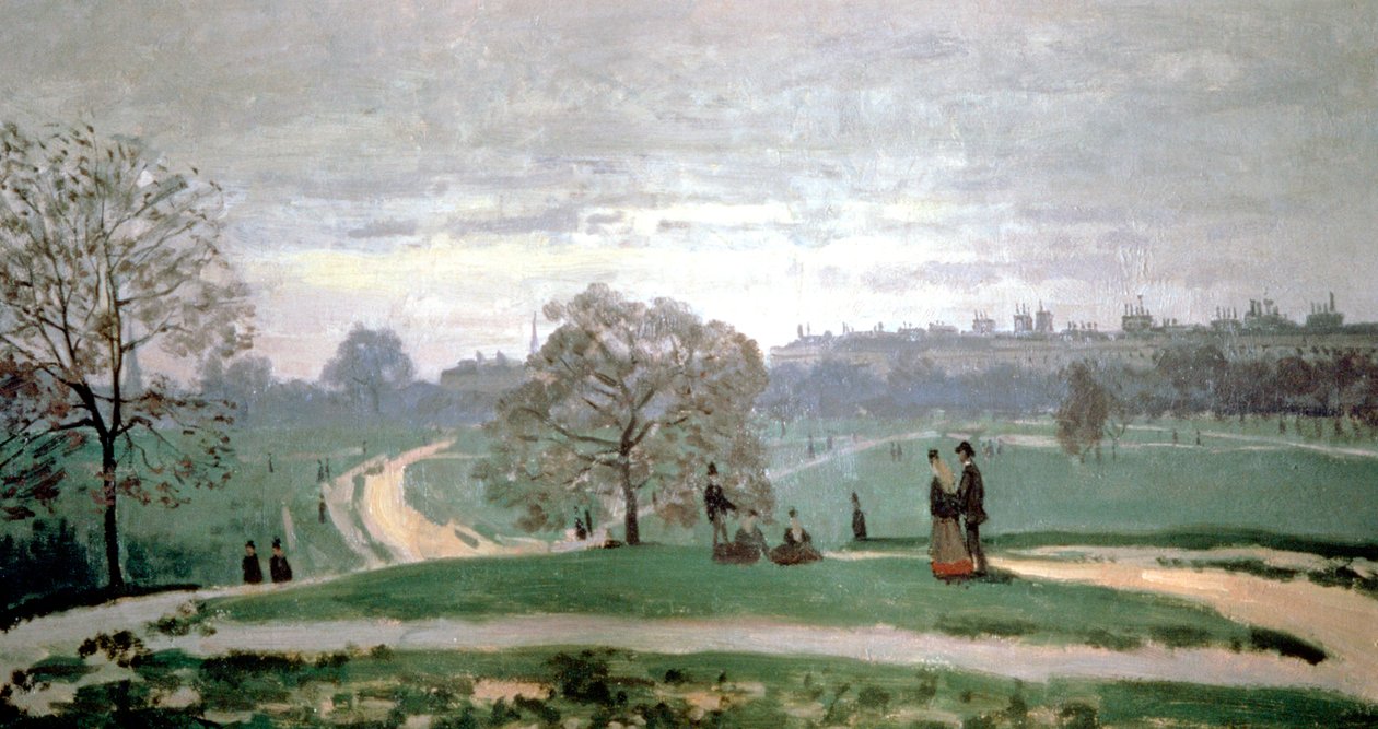 Hyde Park, London, 1871 av Claude Monet