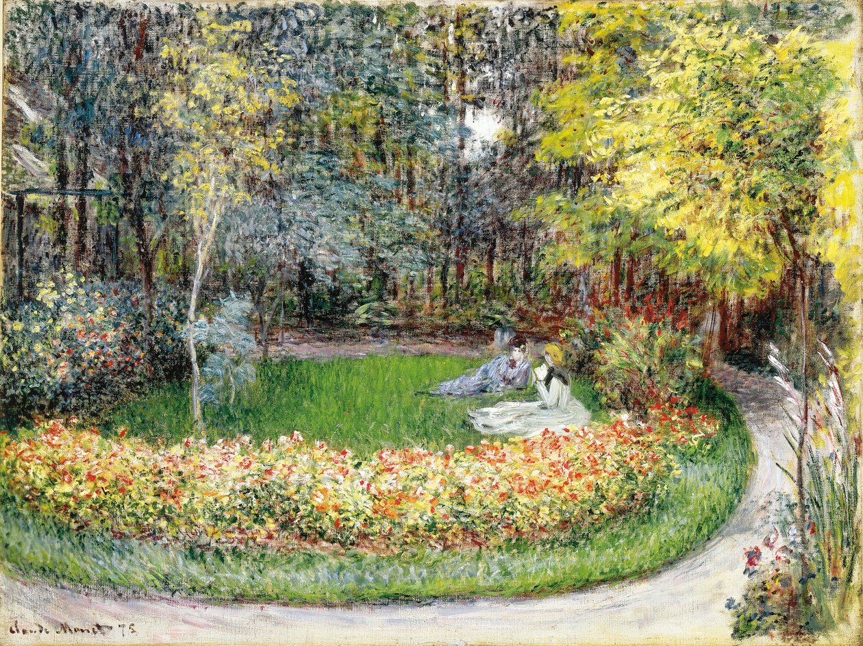 I hagen, 1875 av Claude Monet