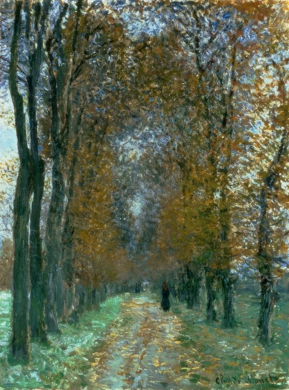 The Alley av Claude Monet