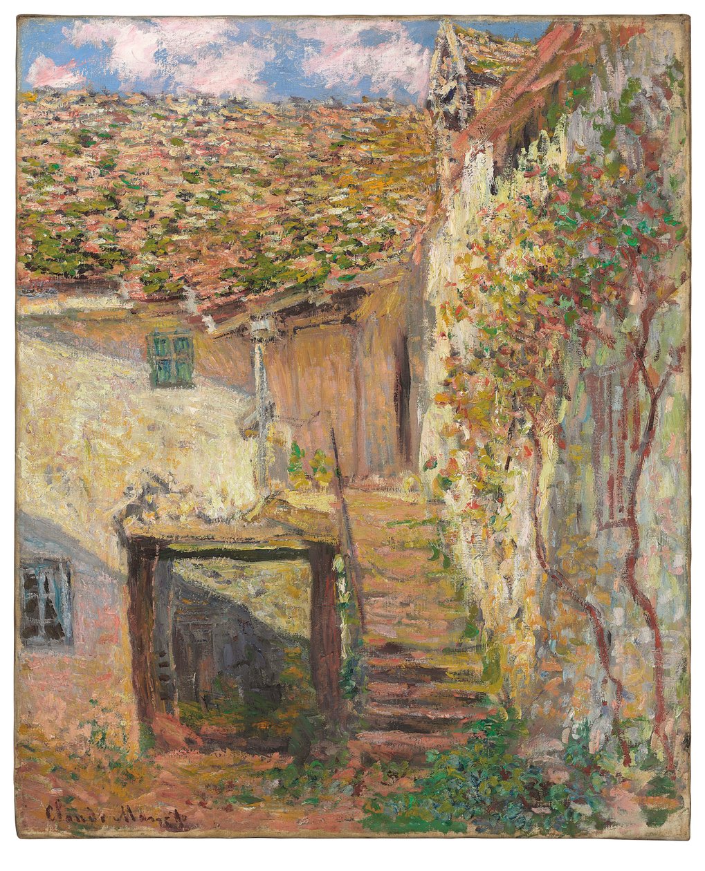 Trappen, 1878 av Claude Monet