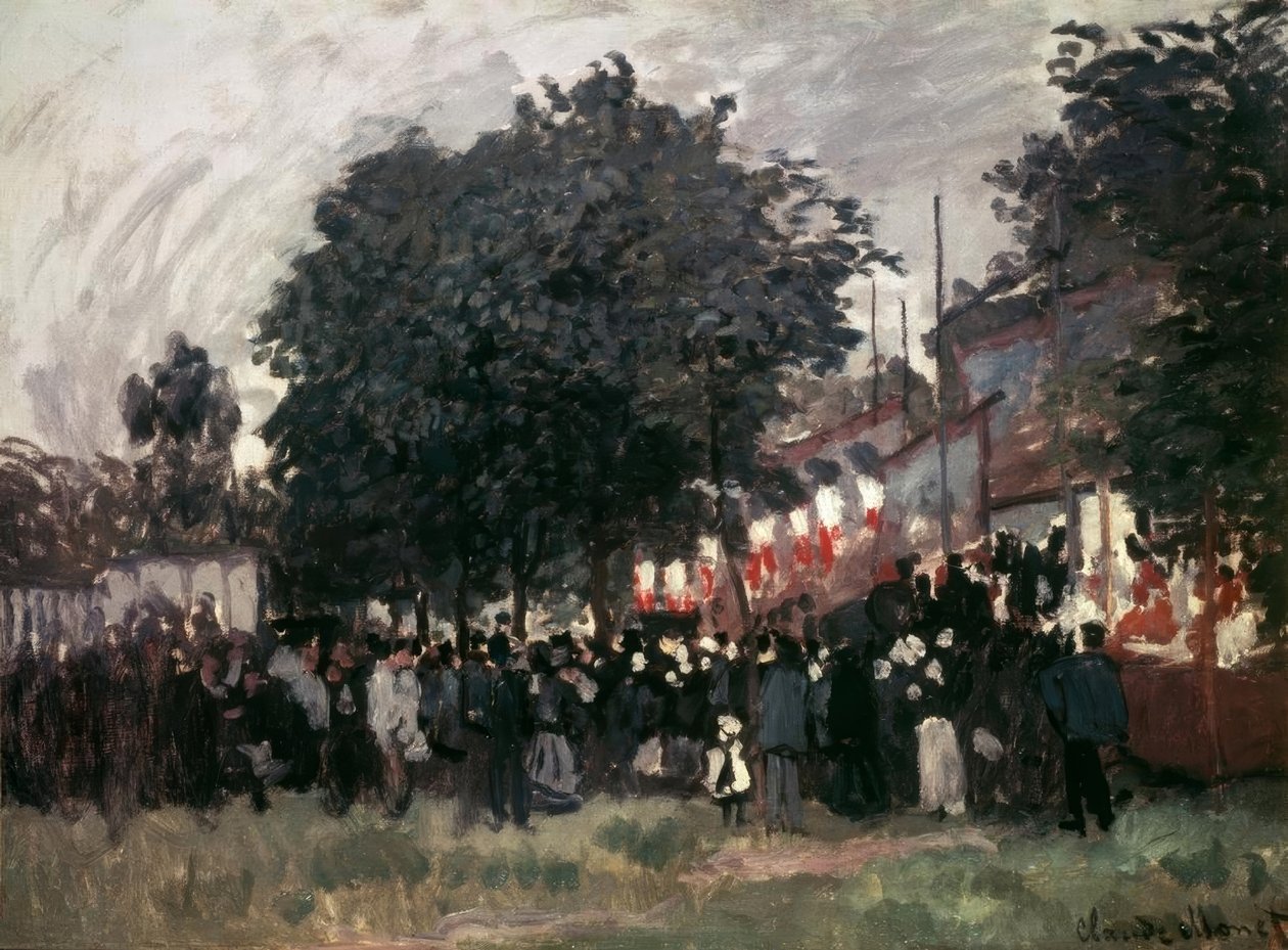 Argenteuil-festivalen av Claude Monet
