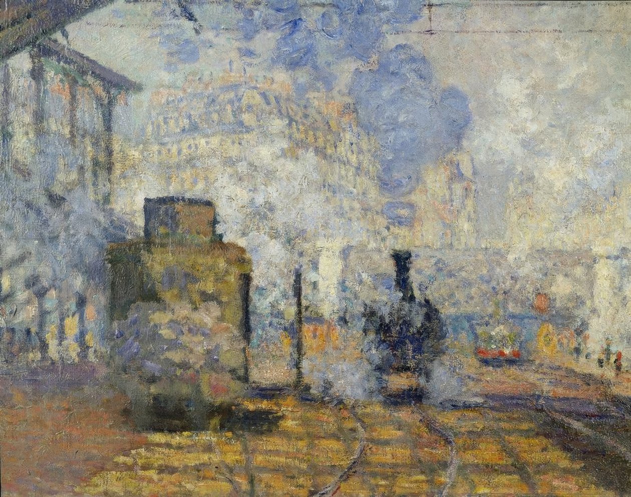Gare Saint-Lazare av Claude Monet